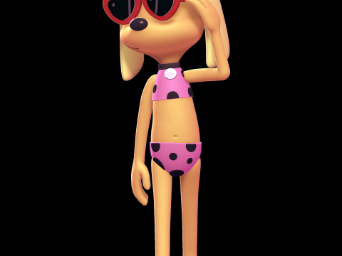 Brandy Harrington - Brandy and Mr Whiskers 3D 打印模型