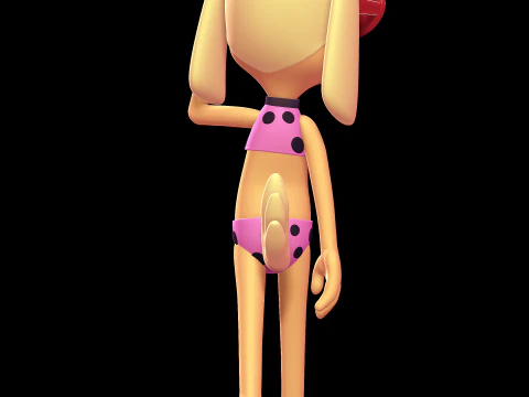 Brandy Harrington - Brandy and Mr Whiskers 3D Print Model