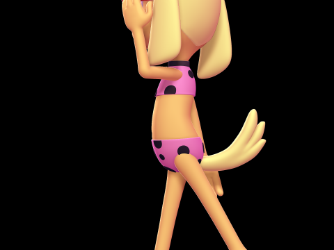 Brandy Harrington - Brandy and Mr Whiskers 3D 打印模型