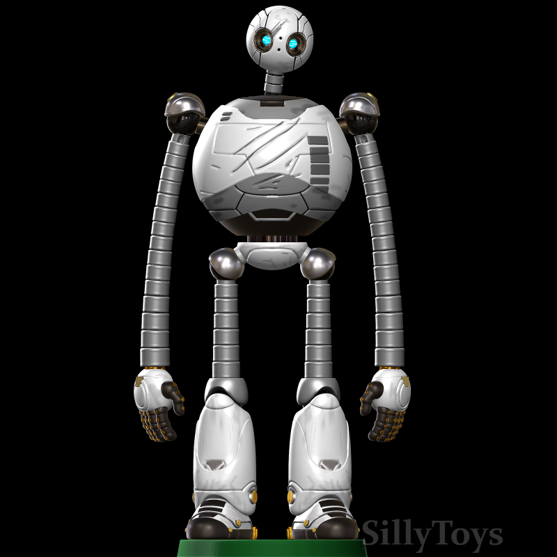 Roz - The Wild Robot 3D प्रिंट मॉडल .c4d .max .obj .3ds .fbx .stl .blend 