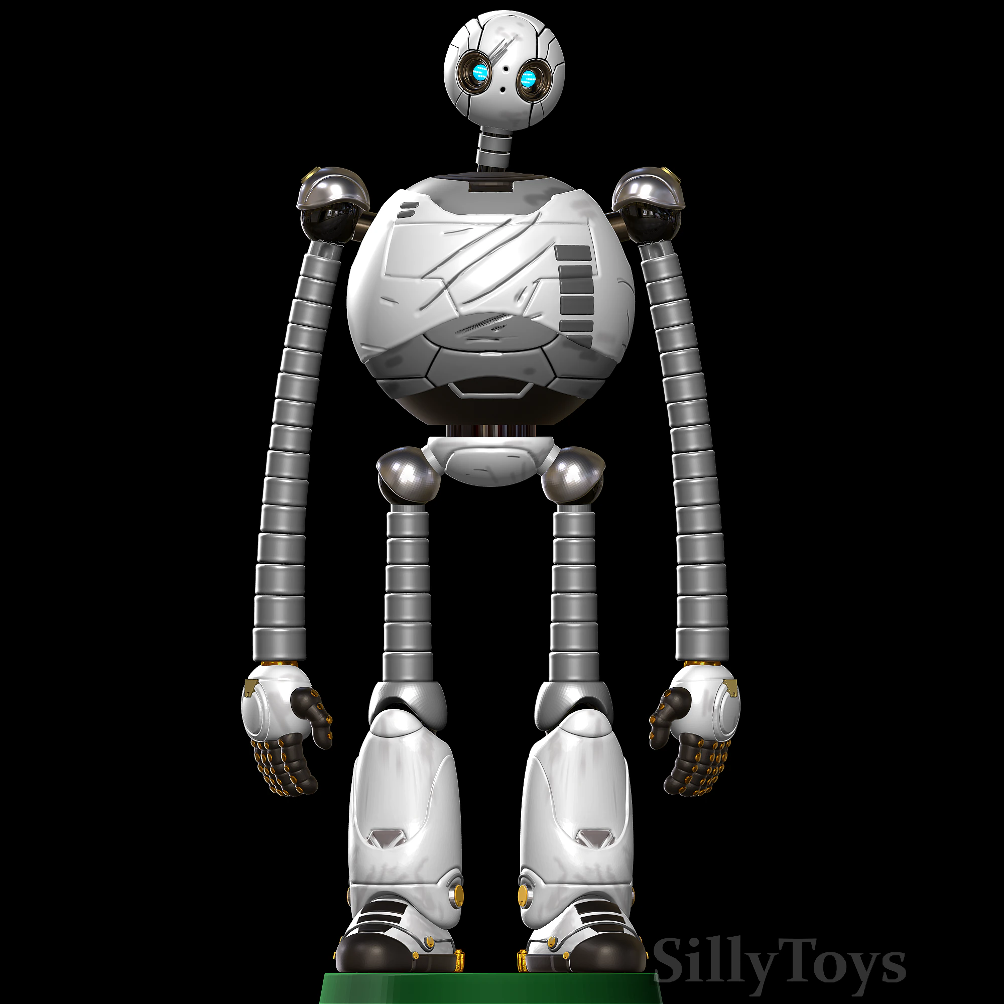 Roz - The Wild Robot 3D Print Model .c4d .max .obj .3ds .fbx .stl .blend 