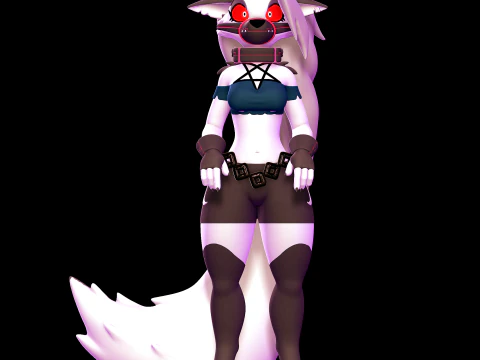 Loona handcuffed - Helluva Boss 3D Print Model