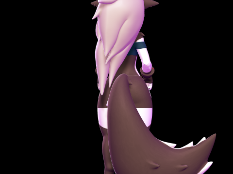 Loona handcuffed - Helluva Boss 3D Print Model