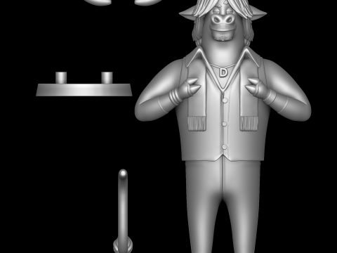 Darius - Sing 2 3D-printmodel