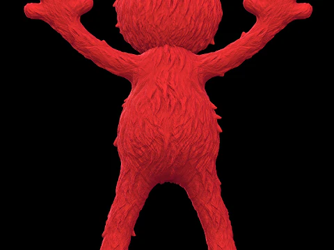 Elmo - Sesame street 3D Print Model