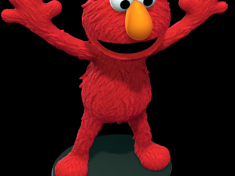 Elmo - Sesame street 3D Принт Модель