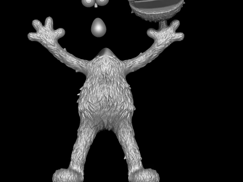 Elmo - Sesame street 3D Print Model