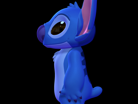 Stitch - Lilo and Stitch 3D Baskı Modeli