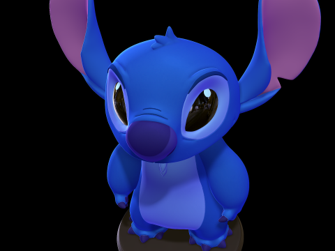 Stitch - Lilo and Stitch 3D Baskı Modeli