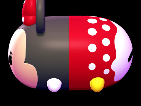 Minnie Mouse Tsum Tsum Modèles 3D en vedette