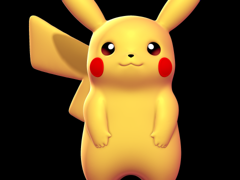 Pikachu - Pokmon 3D-printmodel