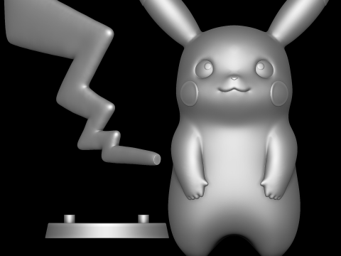 Pikachu - Pokmon Modello di stampa 3D