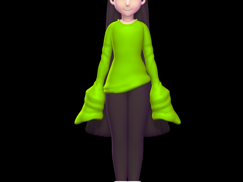 Kuki Sanban - Codename kids next door 3D Принт Модель