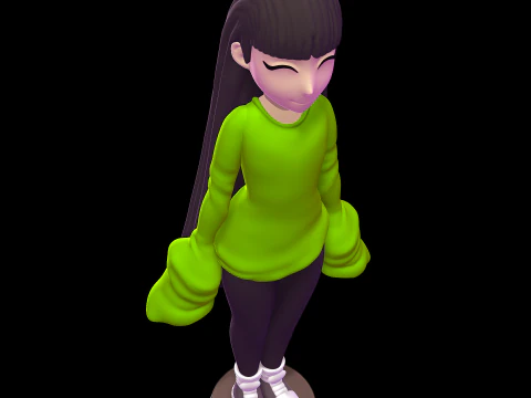 Kuki Sanban - Codename kids next door 3D Print Model