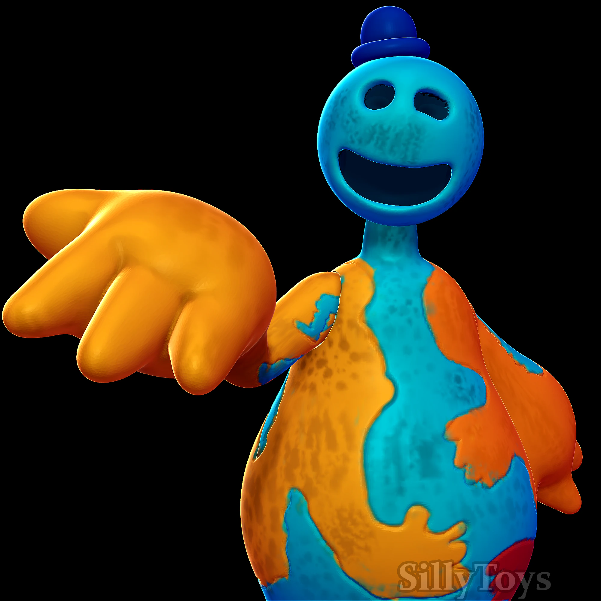 Doey the Doughman - Poppy Playtime 3D Print Model .c4d .max .obj .3ds .fbx .stl .blend 