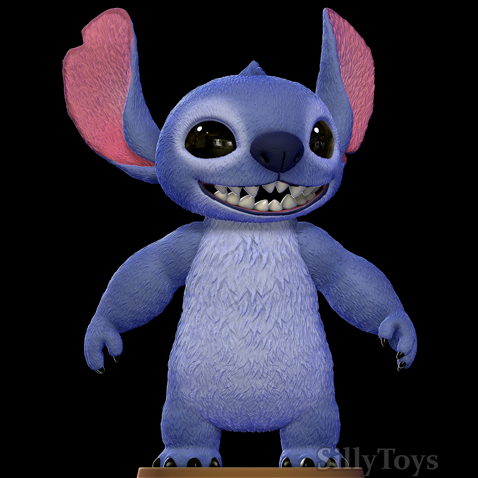 Stitch - Lilo Stitch 2025 3D Print Model .c4d .max .obj .3ds .fbx .stl .blend 