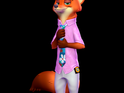 Nick Wilde - Zootopia 2 3D 打印模型