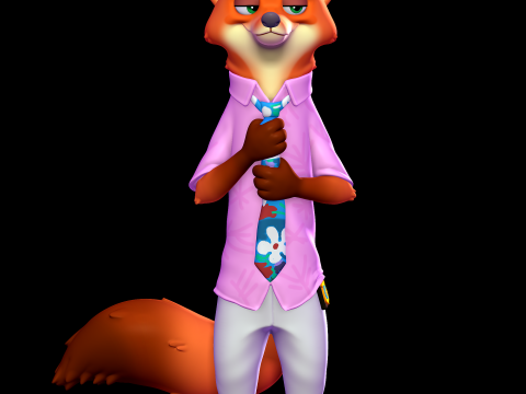 Nick Wilde - Zootopia 2 3D-printmodel
