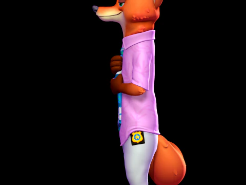 Nick Wilde - Zootopia 2 3D Print Model