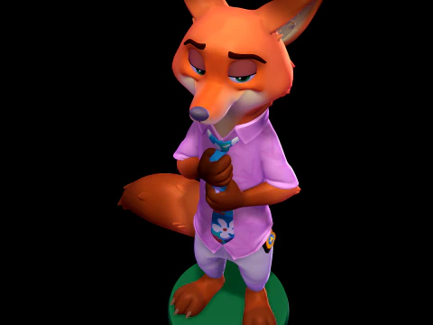 Nick Wilde - Zootopia 2 3D Print Model