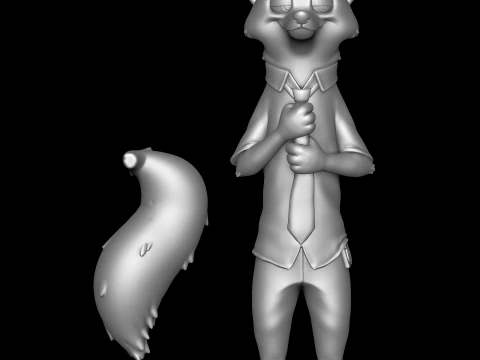 Nick Wilde - Zootopia 2 3D Print Model