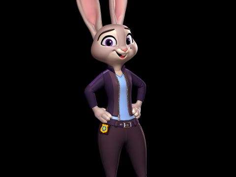 Judy Hopps - Zootopia 2 3D-printmodel