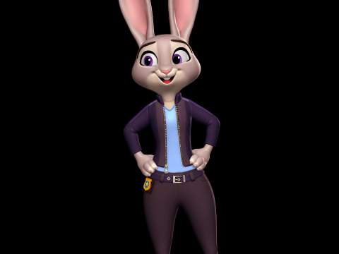 Judy Hopps - Zootopia 2 3D Print Model
