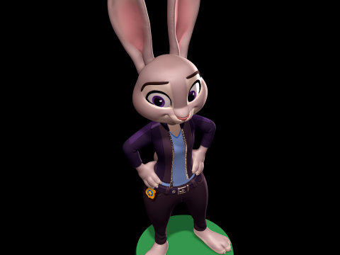 Judy Hopps - Zootopia 2 3D Print Model