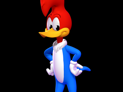 Woody Woodpecker 3D-printmodel