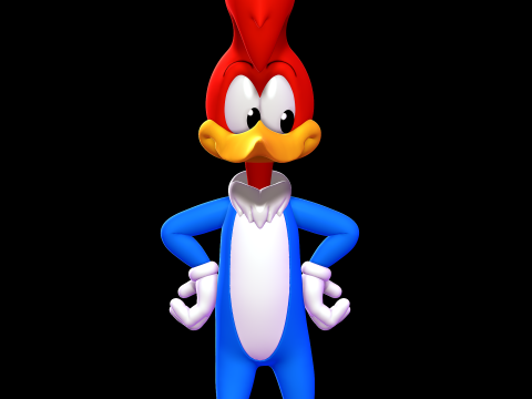 Woody Woodpecker 3D Принт Модель