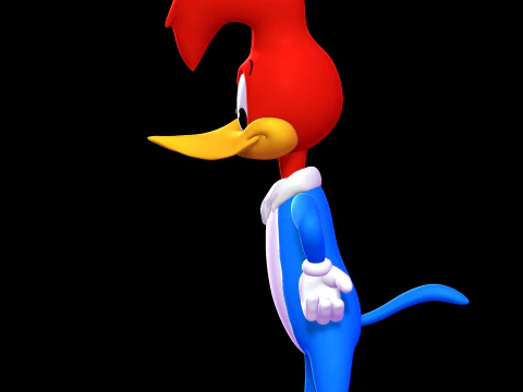 Woody Woodpecker 3D Print Model