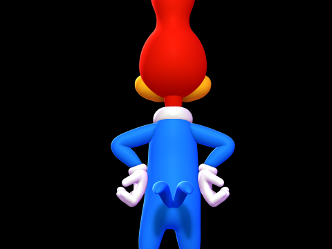 Woody Woodpecker 3D Принт Модель