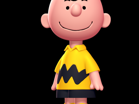 Charlie Brown - Peanuts 3D-printmodel