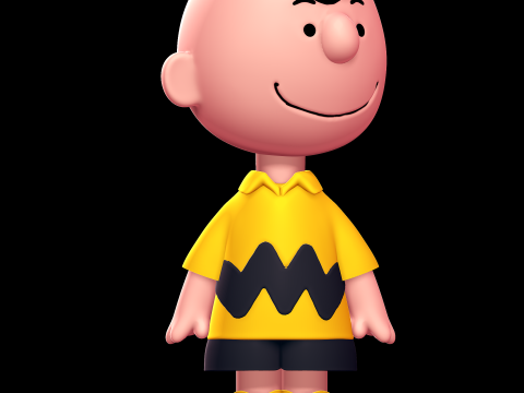 Charlie Brown - Peanuts 3D Print Model