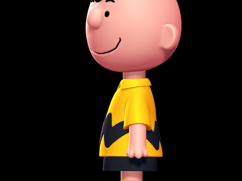 Charlie Brown - Peanuts 3D Print Model