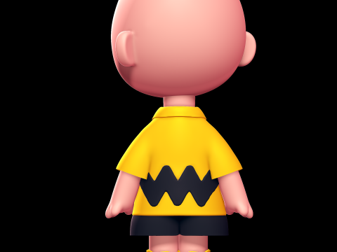 Charlie Brown - Peanuts 3D Print Model