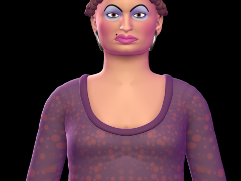 Doris The Ugly Stepsister - Shrek 3D print model 3D Принт Модель