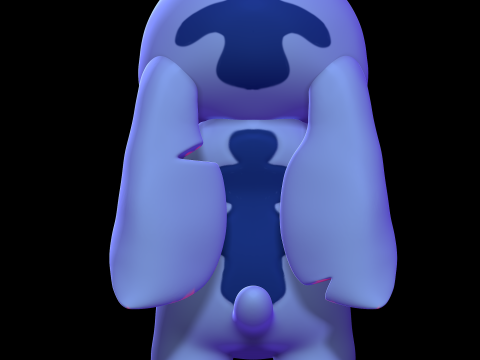 Stitch Sad - Lilo and Stitch 3D Baskı Modeli