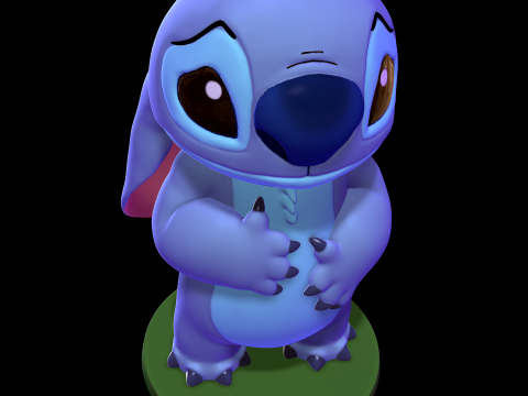 Stitch Sad - Lilo and Stitch 3D Baskı Modeli