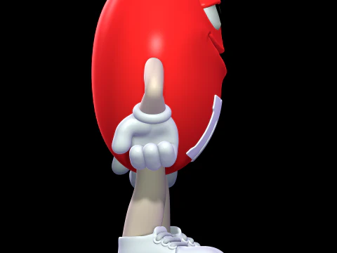 Red - MandMs 3D Print Model
