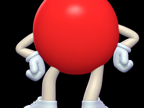 Red - MandMs 3D Print Model