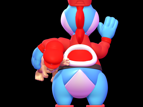 Yoshi Delivery outfit with Baby Mario Modelo de impresión 3D