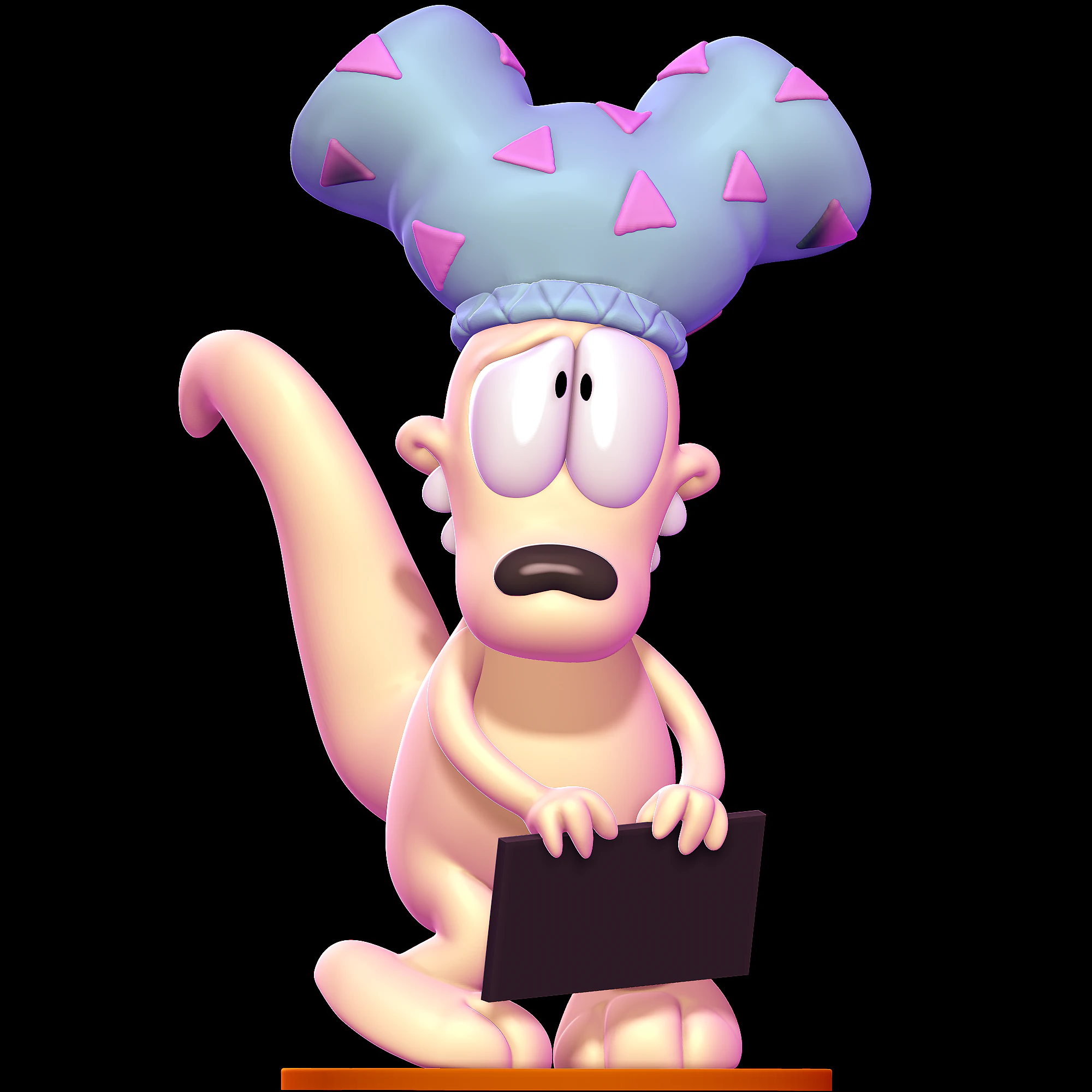 Rocko - Rockos Modern Life 3D Print Model .c4d .max .obj .3ds .fbx .stl .blend 