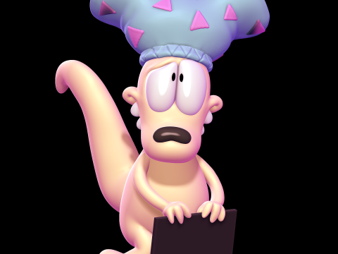 Rocko - Rockos Modern Life 3D-Druckmodell
