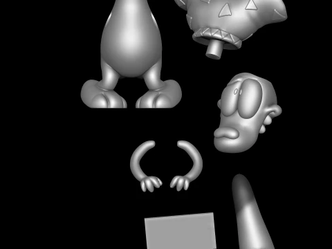 Rocko - Rockos Modern Life 3D Print Model