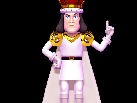 Lord Farquaad - Shrek 3D Принт Модель