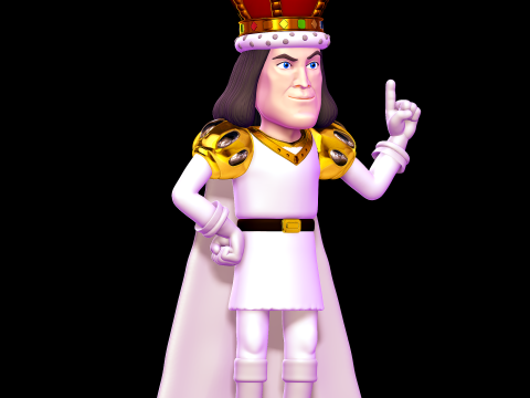 Lord Farquaad - Shrek 3D प्रिंट मॉडल