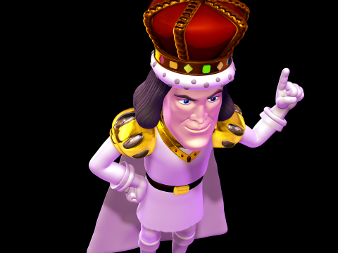 Lord Farquaad - Shrek 3D प्रिंट मॉडल