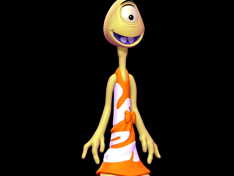 Pleakley - Lilo and Stitch 3D-printmodel