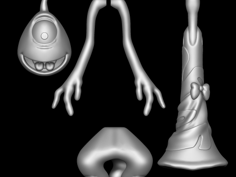 Pleakley - Lilo and Stitch 3D-printmodel